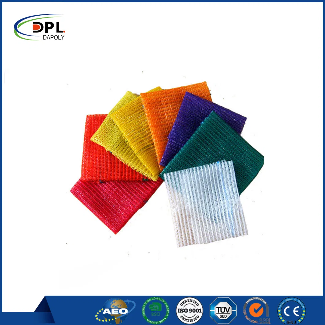 High Density Polyethylene Bag Onion Vegetable Potato and Fruits Mesh Bags Sack with Drawstring